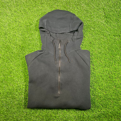 Nike Tech Black Quarter Zip Size Medium USED v17907