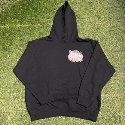 Marino Infantry Wu Tang Black Hoodie Size Large USED x13706