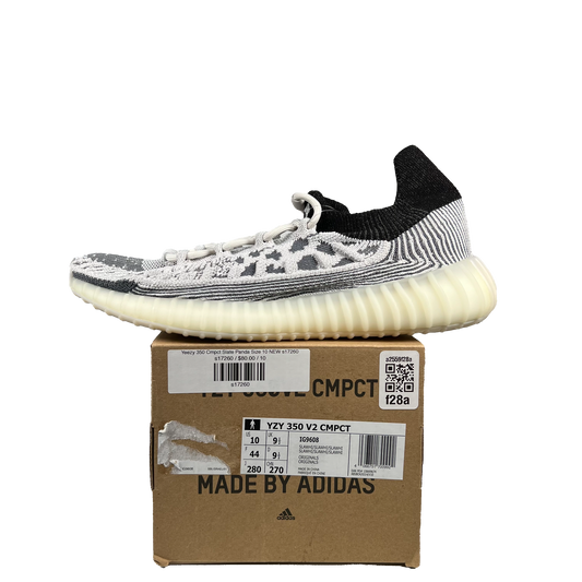 Yeezy 350 Cmpct Slate Panda Size 10 NEW s17260