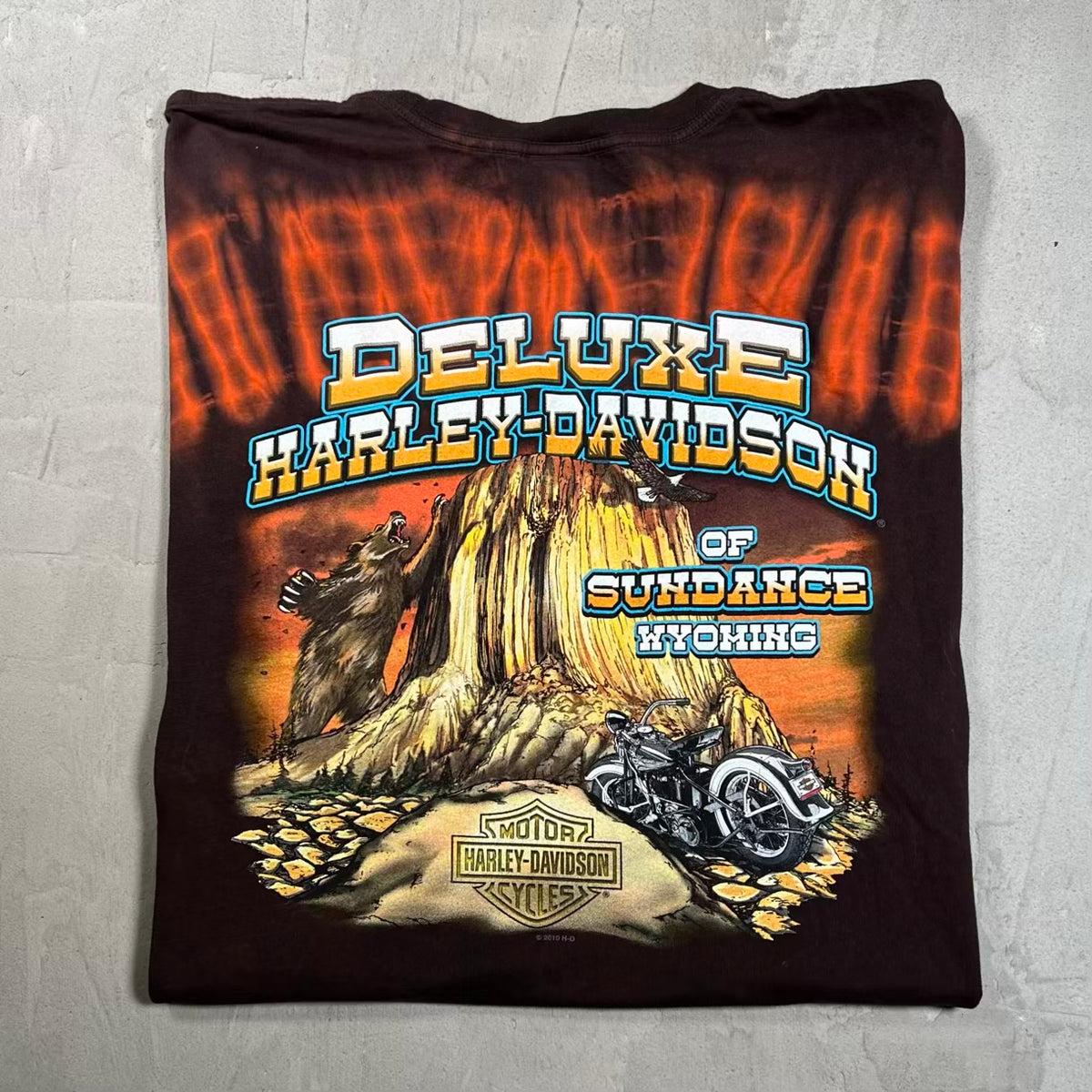 2016 Harley Davidson Sturgis Tie Dye Cropped SIze XXL USED v20337