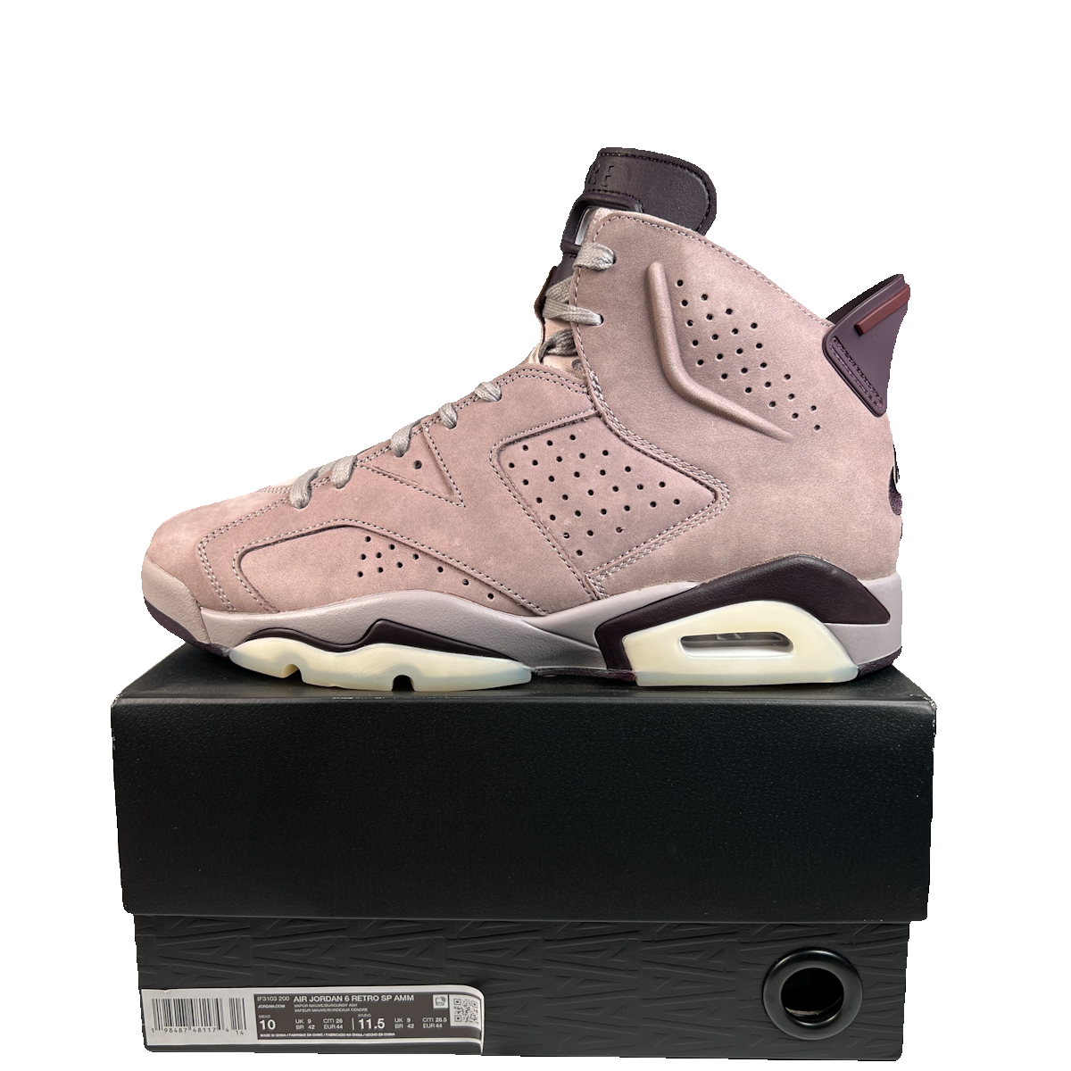Jordan 6 A Ma Maniere Smokey Mauve (2025) Size 10 NEW s23181