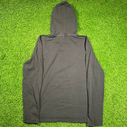 Polo Ralph Lauren Black "Cool" Polo Bear Hoodie Size Medium USED v18544