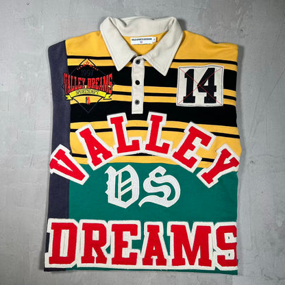 Vale Valley Dreams Multi Rugby Longsleeve Size XL USED x18554
