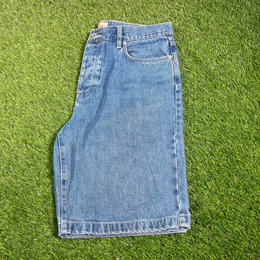 Stussy Bigol Jean Jhorts Blue Shorts Size 34 USED x14700