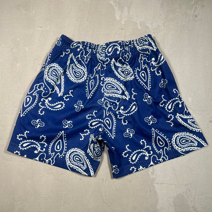 Eric Emanuel Paisley Print Blue Shorts Size Small USED x17190