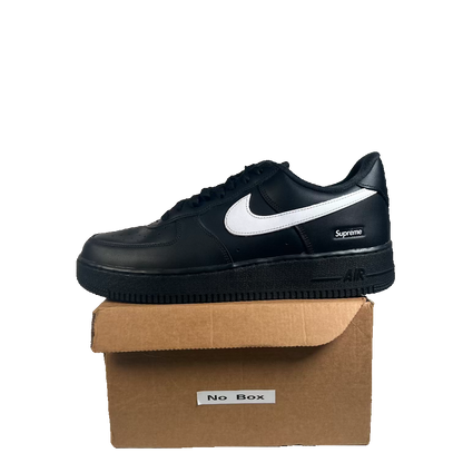 Nike Air Force 1 Low Supreme Black White (2025) Size 9.5 USED s23391
