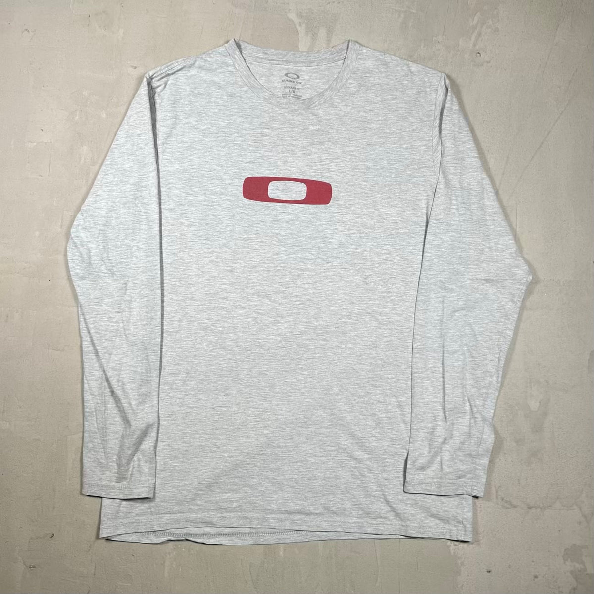 Oakley Grey Logo Longsleeve Size Large USED v20312
