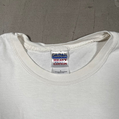 Y2K Corona Cinco De Mayo White Tee Size Large USED v19204