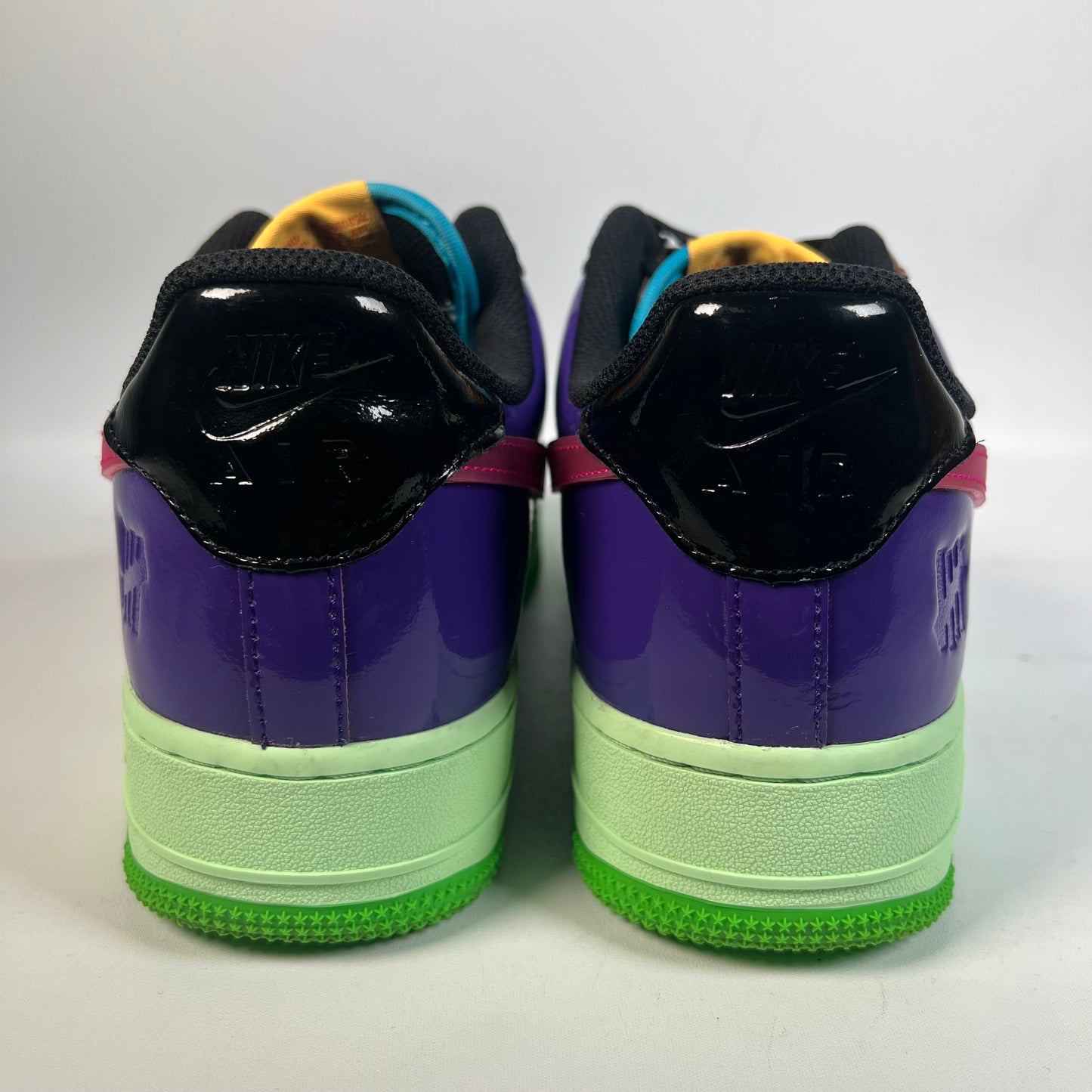 Nike Air Force 1 Undefeated Multi Patent Pink Prime (2022) Size 10.5 USED s21160