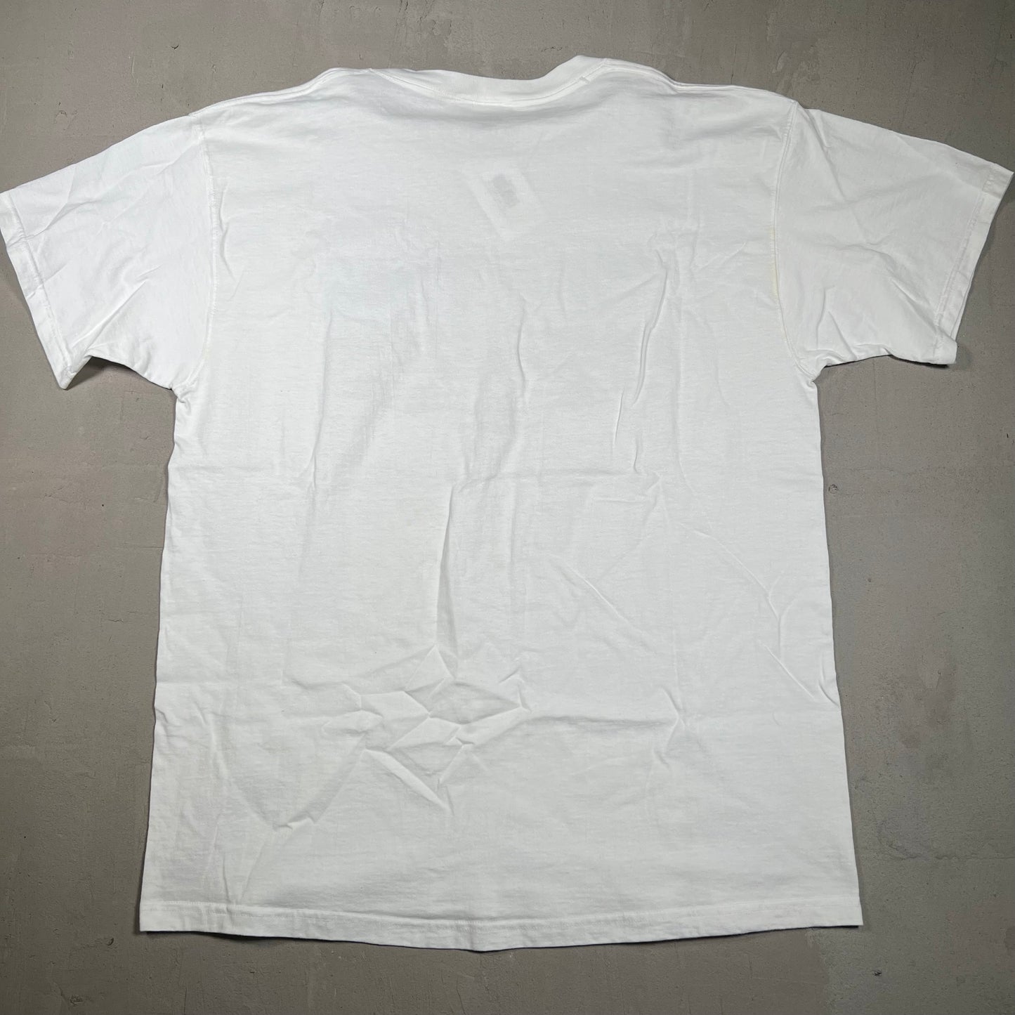 Y2K Osama Come Out And Play Fighter Jets White Tee Size XL USED v16748