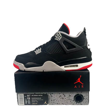 Jordan 4 Bred (2019) Size 11.5 USED s23729