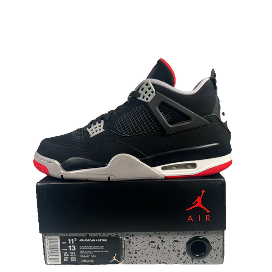 Jordan 4 Bred (2019) Size 11.5 USED s23729