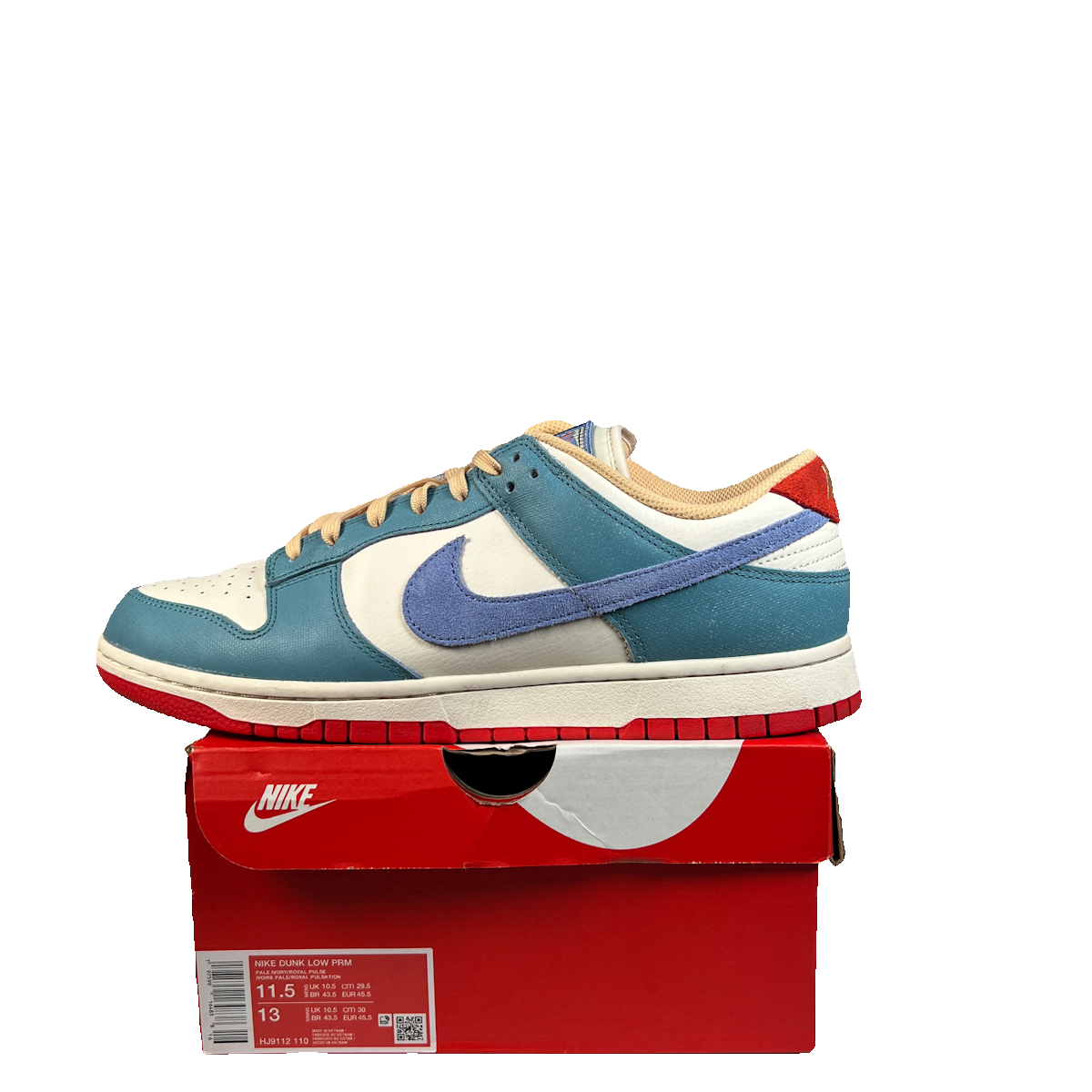 Nike Dunk Low Denim Turquoise (2024) Size 11.5 USED s23251
