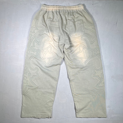 Vale Valley Dreams Olive Embroidered Sweatpants Size Medium USED x17305