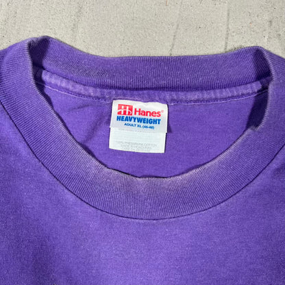 1998 Big East Womens Purple Basketball Tee Size XL USED v20820