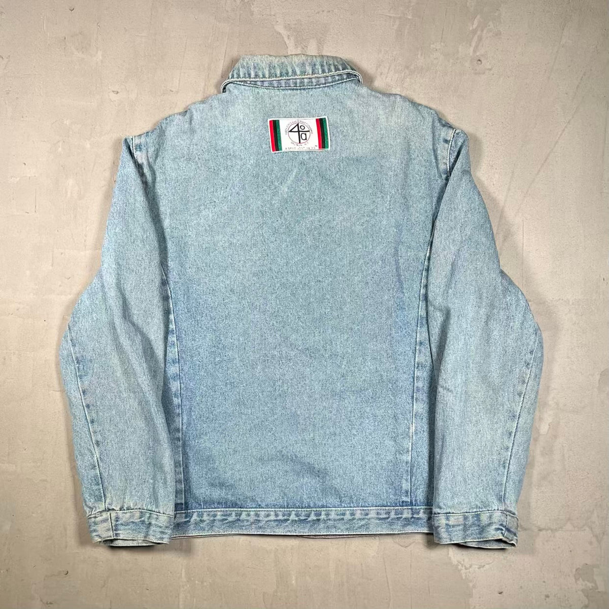 1990s Spike Lee Forty Acres Denim Blue Jean Jacket Size Medium USED v20319