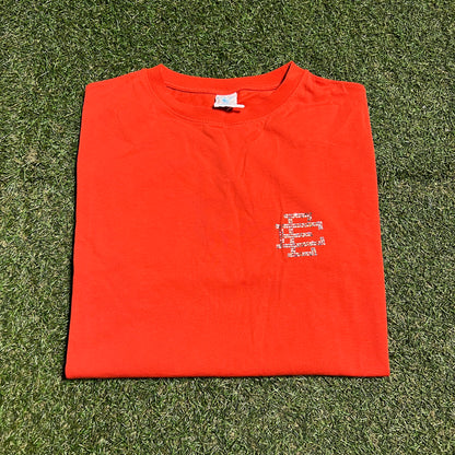 Eric Emanuel Swarovski Crystals Orange Tee Size Medium NEW x14083