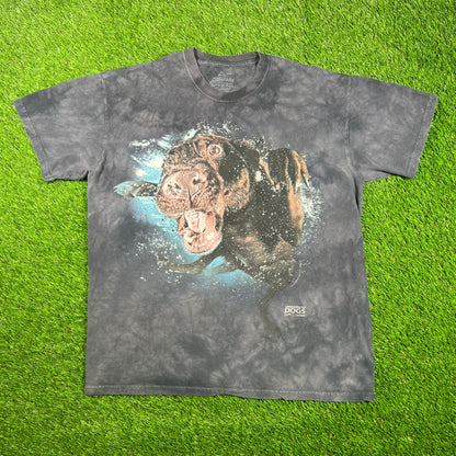 The Mountain "Underwater Dogs" Size Large USED v17070