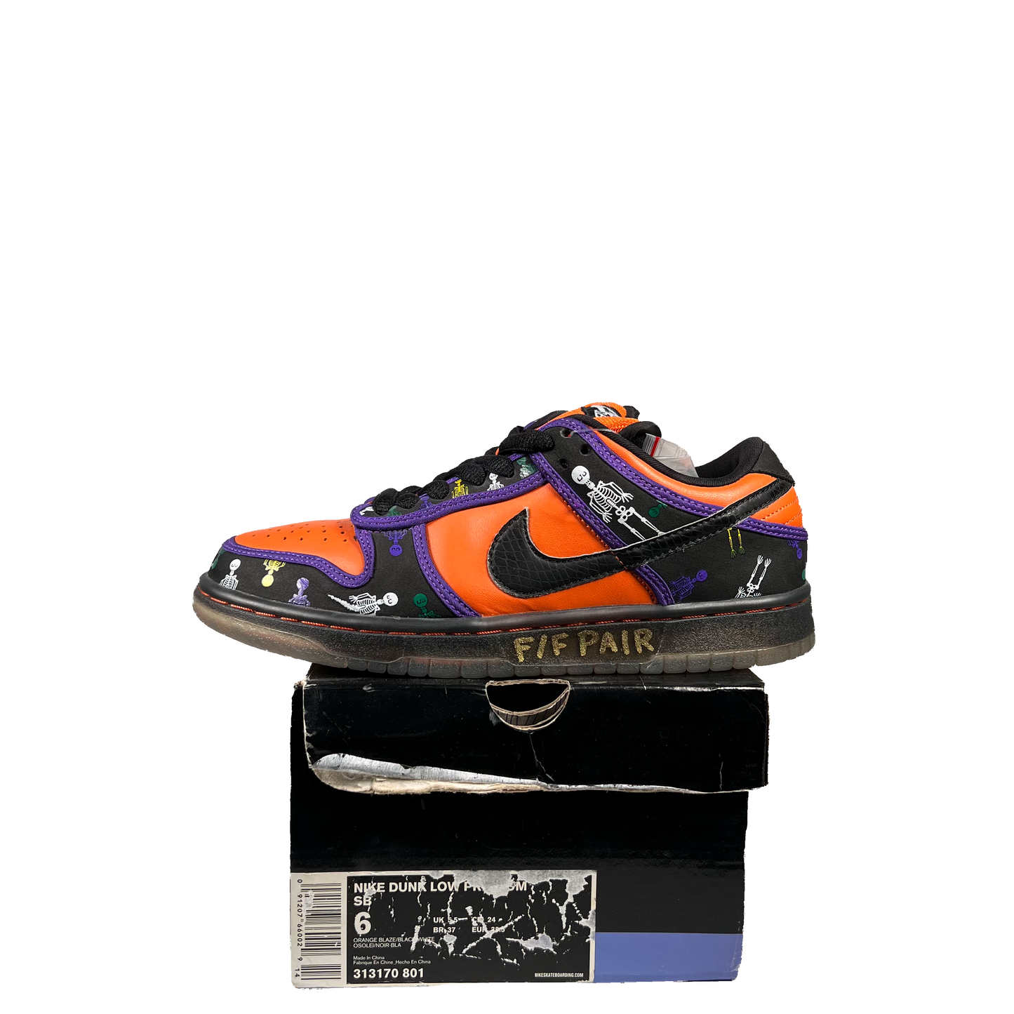 Nike SB Dunk Low Day of The Dead SAMPLE (2006) Size 6 NEW s2638