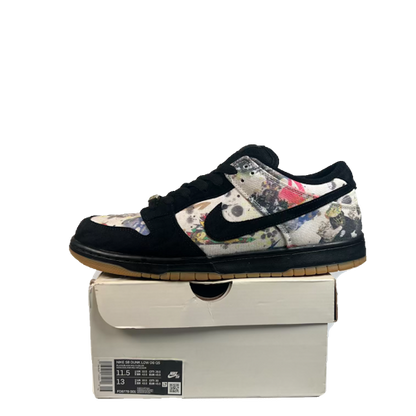 Nike SB Dunk Low Supreme Rammellzee (2023) Size 11.5 USED s23614