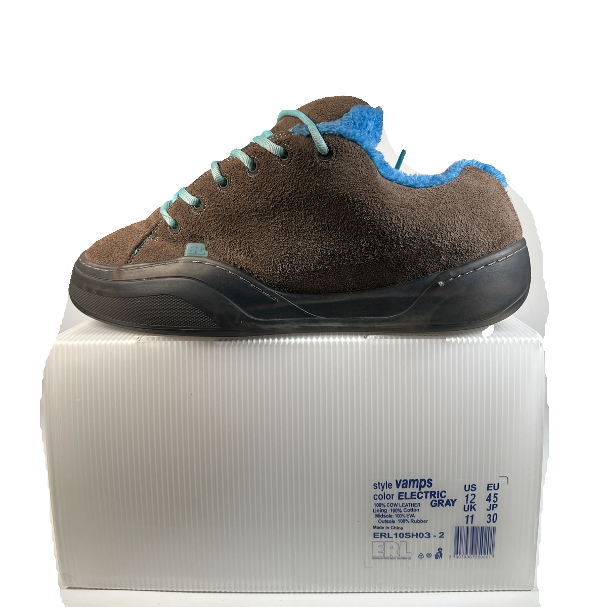 ERL Suede Electric Gray (2023) Size 12 USED s22814