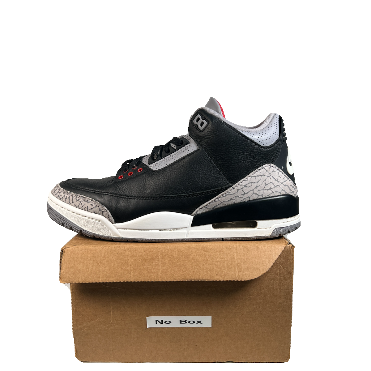 Jordan 3 Black Cement (2024) Size 9 USED s23056