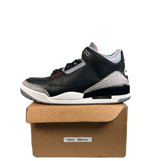 Jordan 3 Black Cement (2024) Size 9 USED s23056