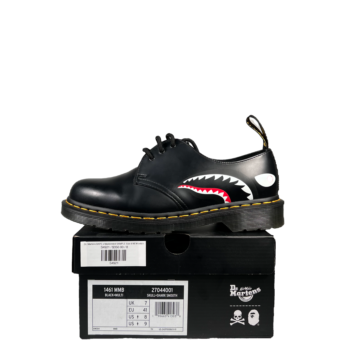 Dr. Martens BAPE x Mastermind SAMPLE Size 8 NEW s4921