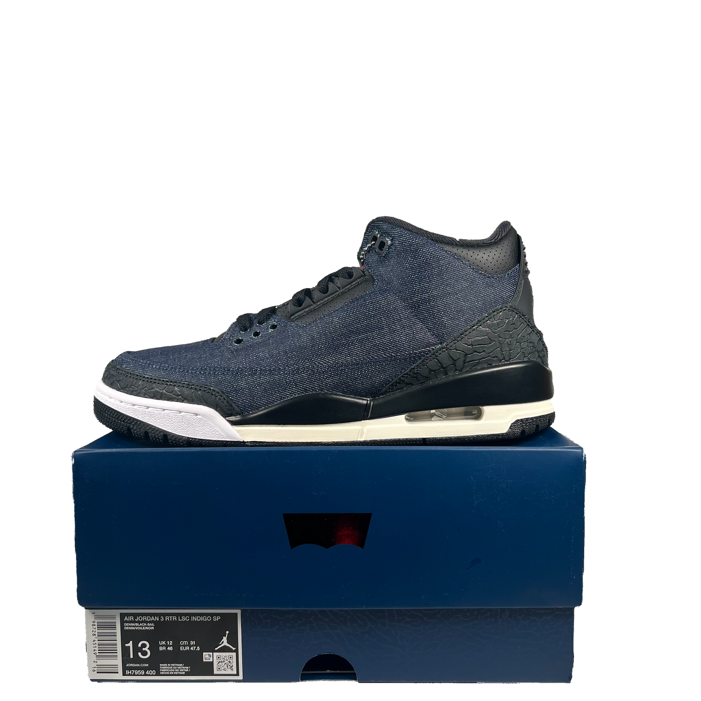 Jordan 3 Levi's Indigo (2026) Size 13 NEW s21058