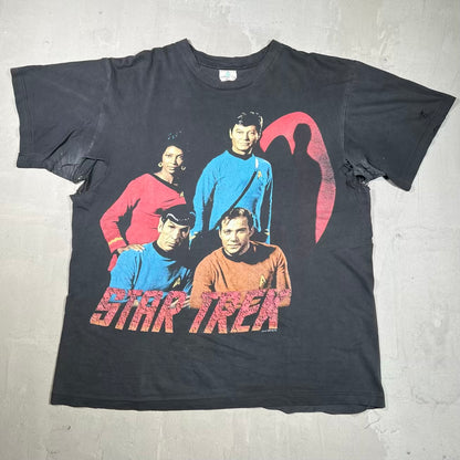 1995 Star Trek Black Tee Size Large USED v20172