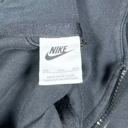 Nike Tech Black Zip Up Hoodie Size 3XL USED v20247