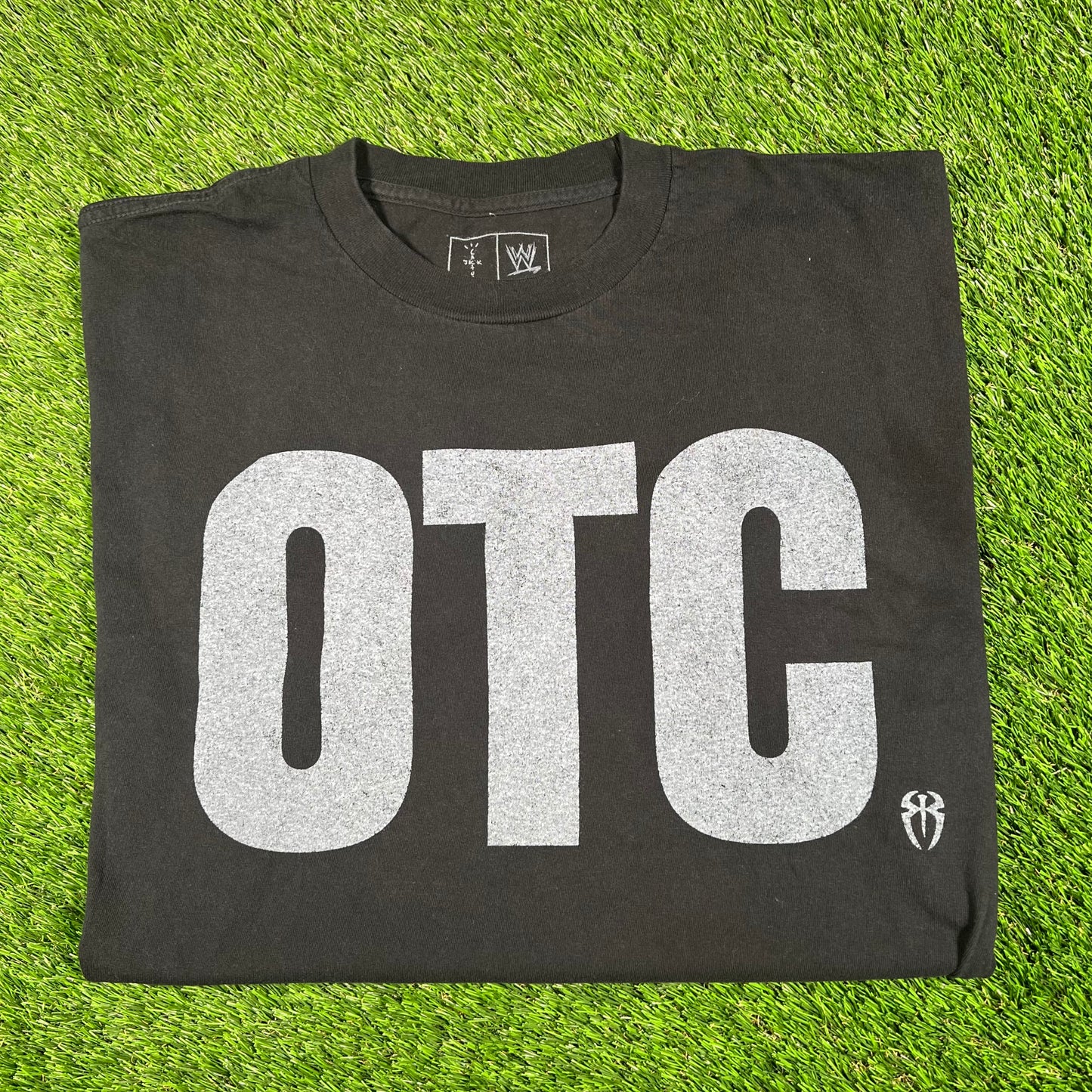 Travis Scott WWE Black "OTC" Roman Reigns Tee (2025) Size XL USED x15854