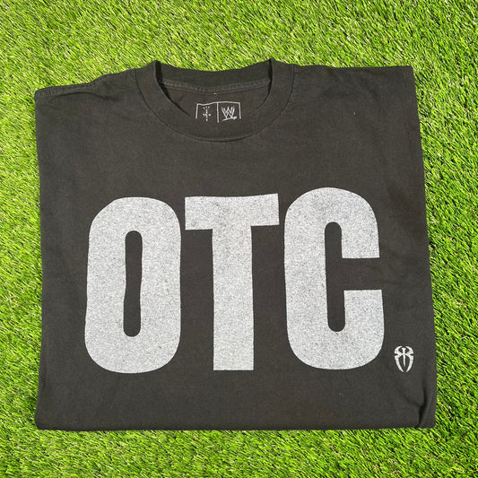 Travis Scott WWE Black "OTC" Roman Reigns Tee (2025) Size XL USED x15854
