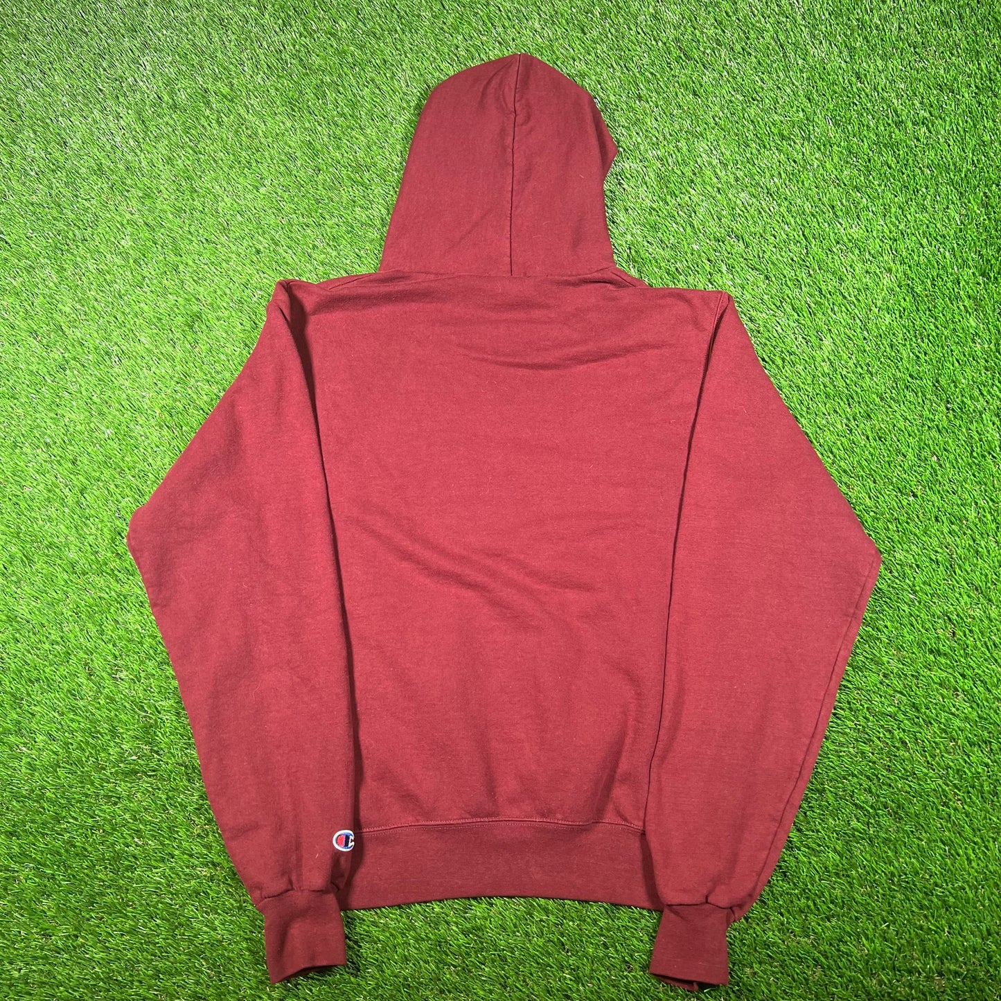 Modern Harvard Maroon Champion Hoodie Size Small USED v17595