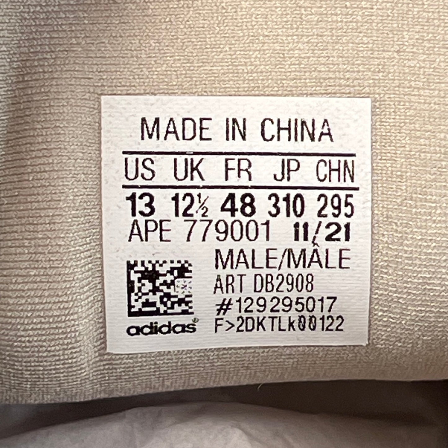 Yeezy 500 Blush (2022) Size 13 USED s22158