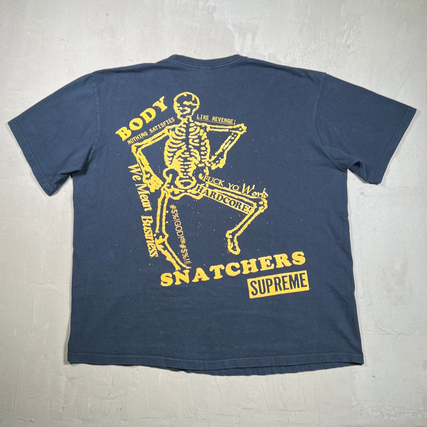 Supreme Body Snatchers Tee Navy (2023) Size XL USED x17327