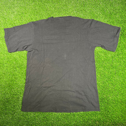 1995 Chicago Bulls Mess with The Best Lose Like The Rest Black Tee Size XL USED v18046