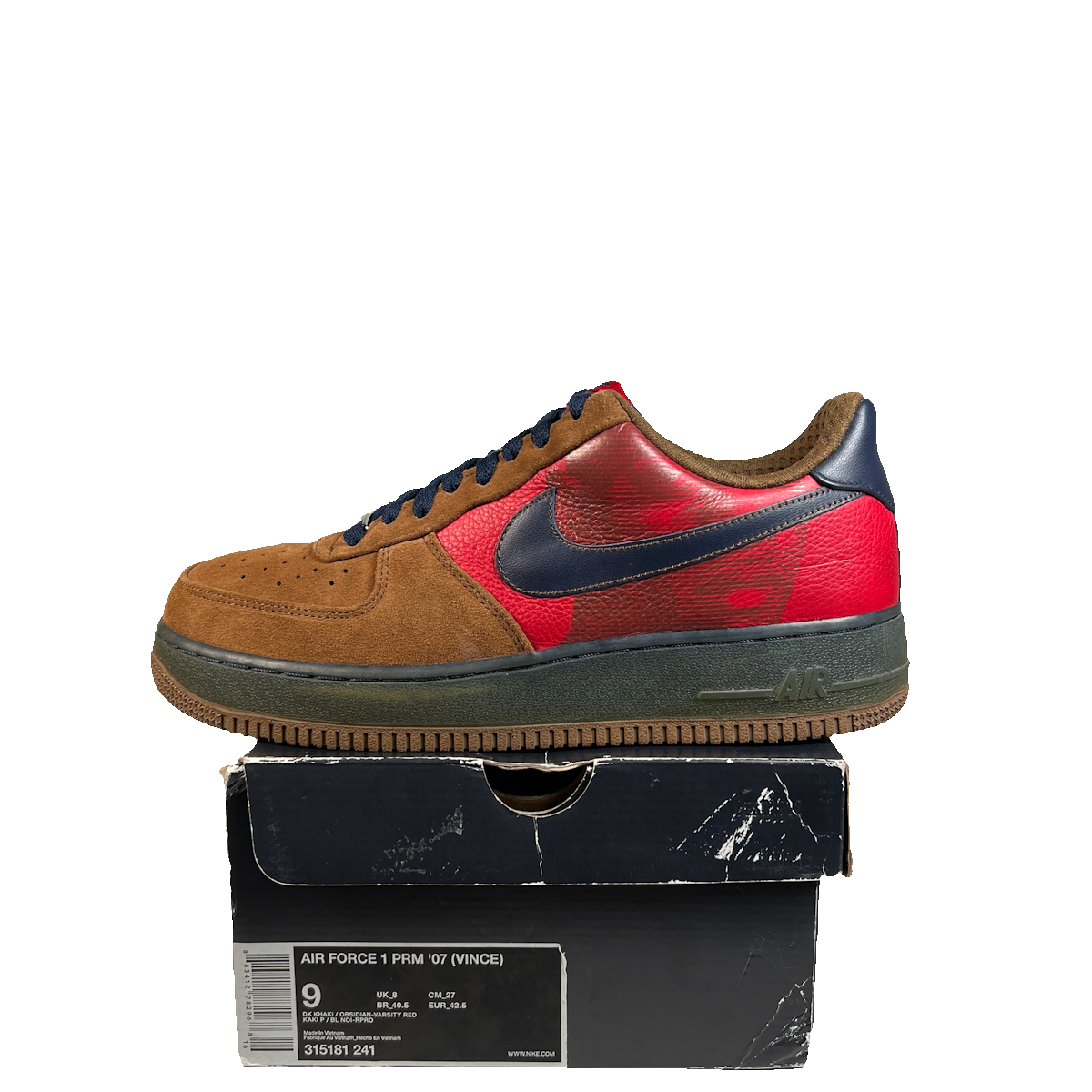 Nike Air Force 1 Low New Six Vince Carter (2007) Size 9 USED s22713