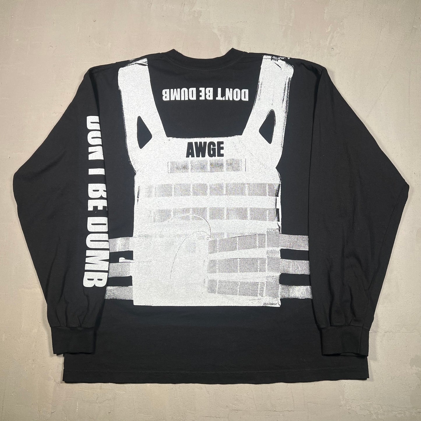 ASAP Rocky Awge Bulletproof Vest Longsleeve Size Large USED x17164