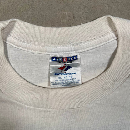 1990s WPLJ 95.5 Raido White Tee Size XL USED v19401