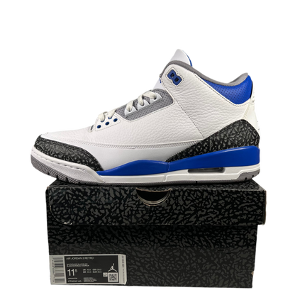 Jordan 3 Racer Blue (2021) Size 11.5 USED s18862