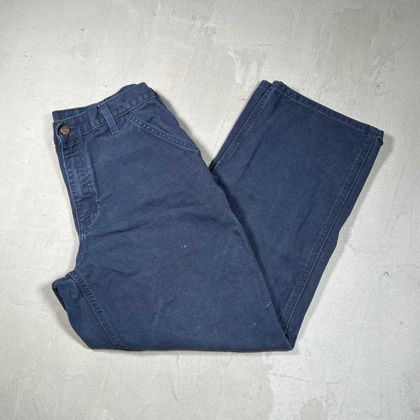 Y2K Carhartt Workwear Navy Blue Pants Size 34x30 USED v19467