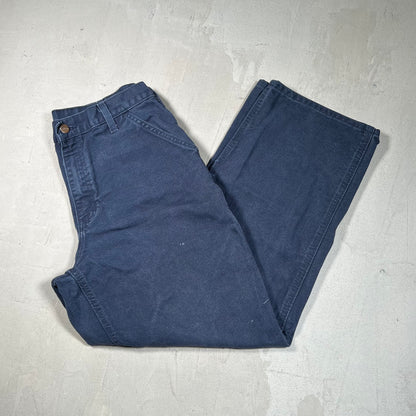Y2K Carhartt Workwear Navy Blue Pants Size 34x30 USED v19467