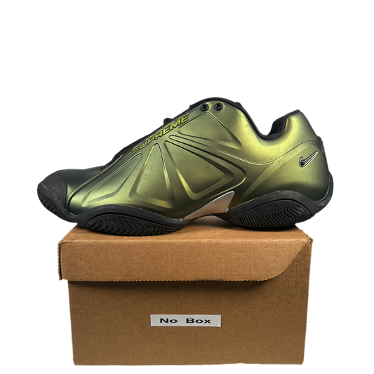Nike x Supreme Air Courtposite Metallic Gold (2023) Size 10.5 USED s18105