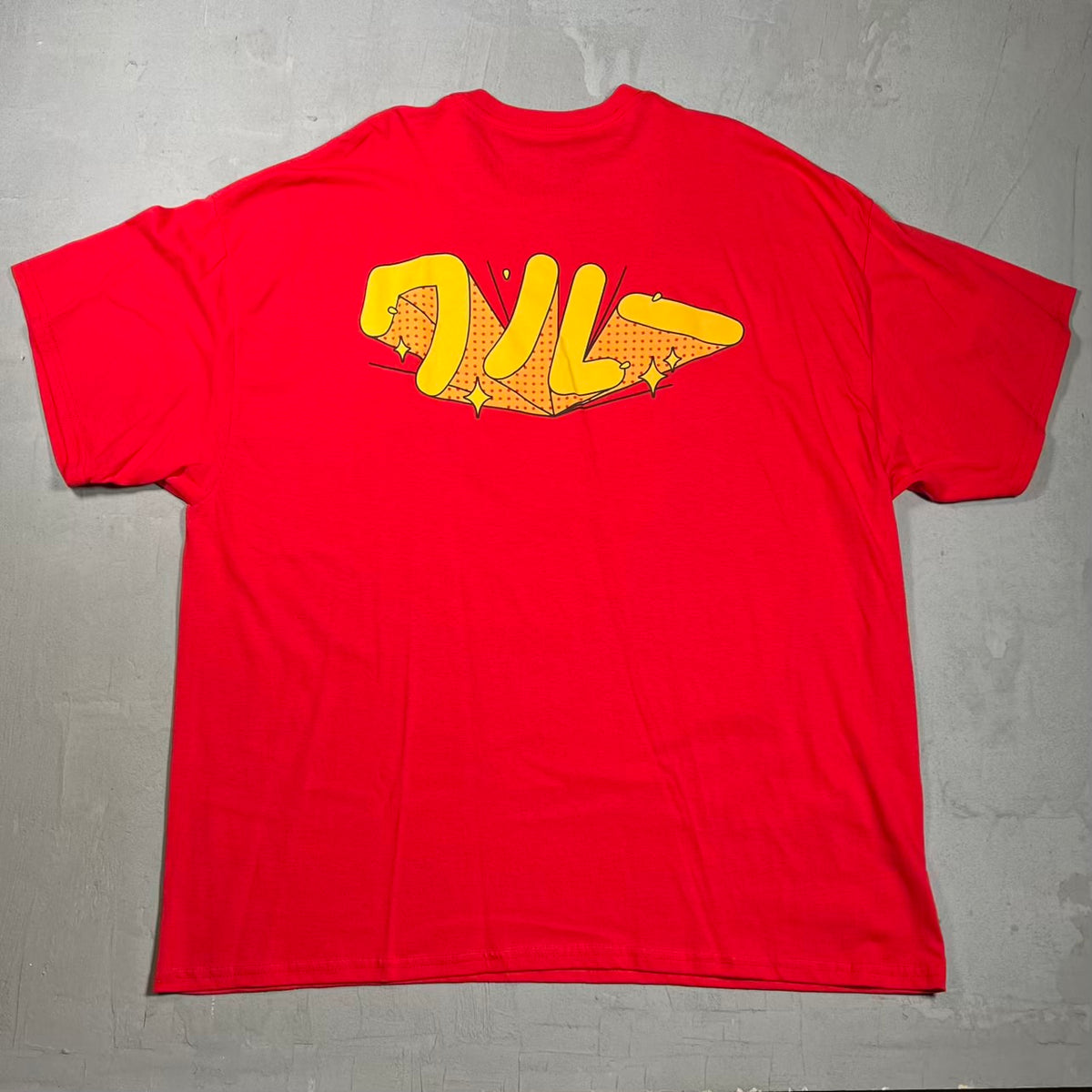 McDonalds Japanese Exclusive Red Tee Size XXL USED v20193