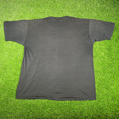 1990s Auburn Tigers Black Tiger Tee Size XXL USED v16968