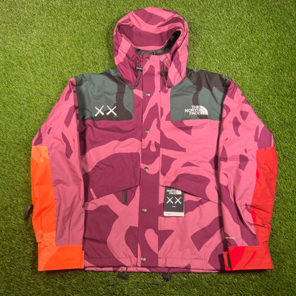 North Face Kaws Mountain Jacket Pamplona Purple 86 Print Size Medium NEW x15678