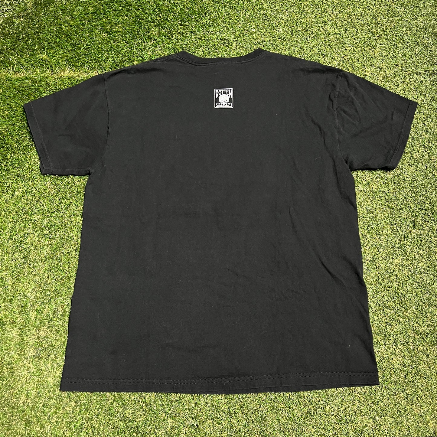 Y2K Zombie "We are Going to Eat You!" Black Tee Size XL USED v16111