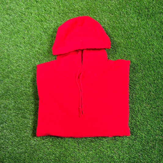 1990s Marlboro Red Logo Hoodie Size Small USED v18786