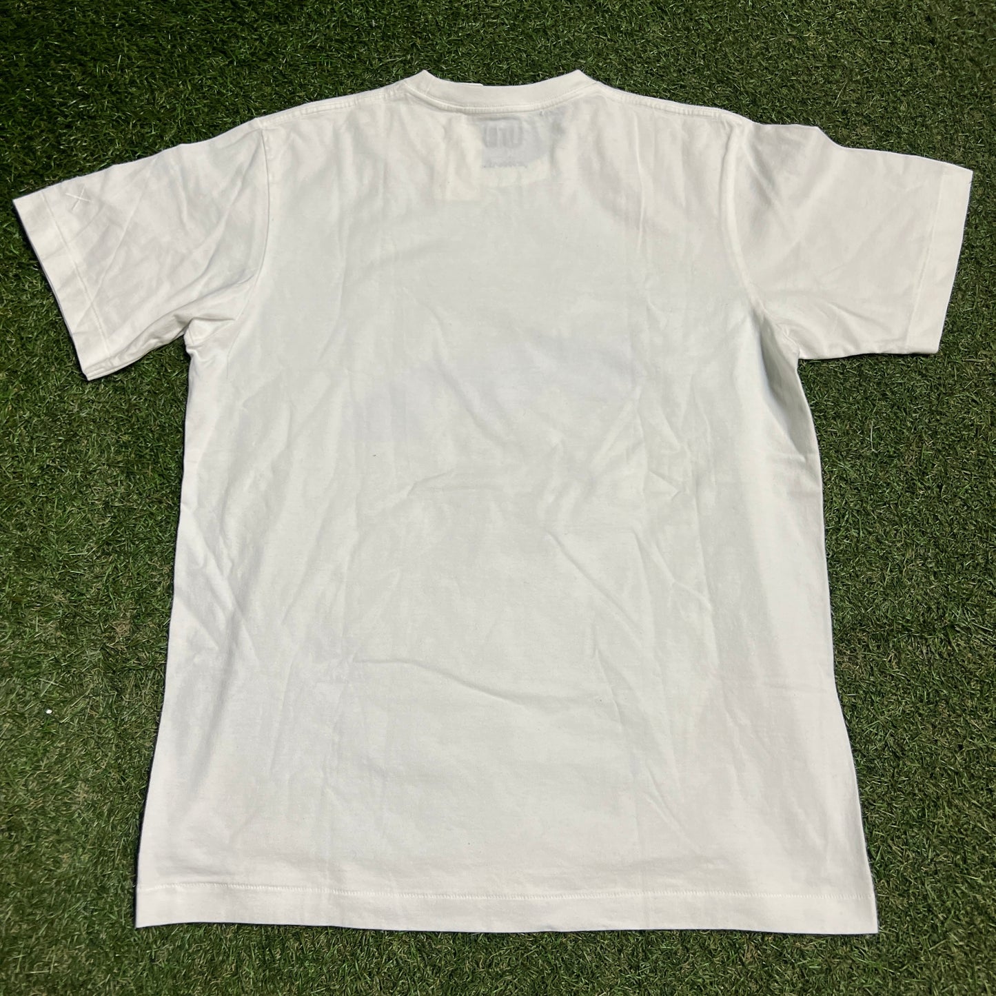Kaws Uniqlo Brown Figure Carrying Blue White Tee Size Medium NEW x13807